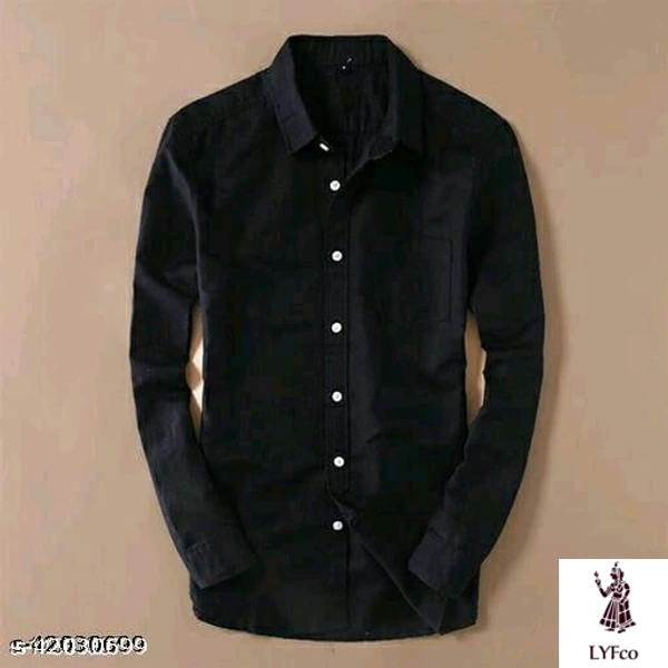 Catalog Name:*Classy Retro Men Shirts*Fabric: CottonSleeve Length: Long SleevesPattern: SolidMultipack: 1 - L