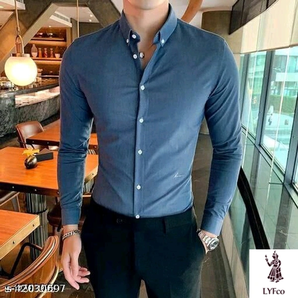 Catalog Name:*Classy Retro Men Shirts*Fabric: CottonSleeve Length: Long SleevesPattern: SolidMultipack: 1 - XL