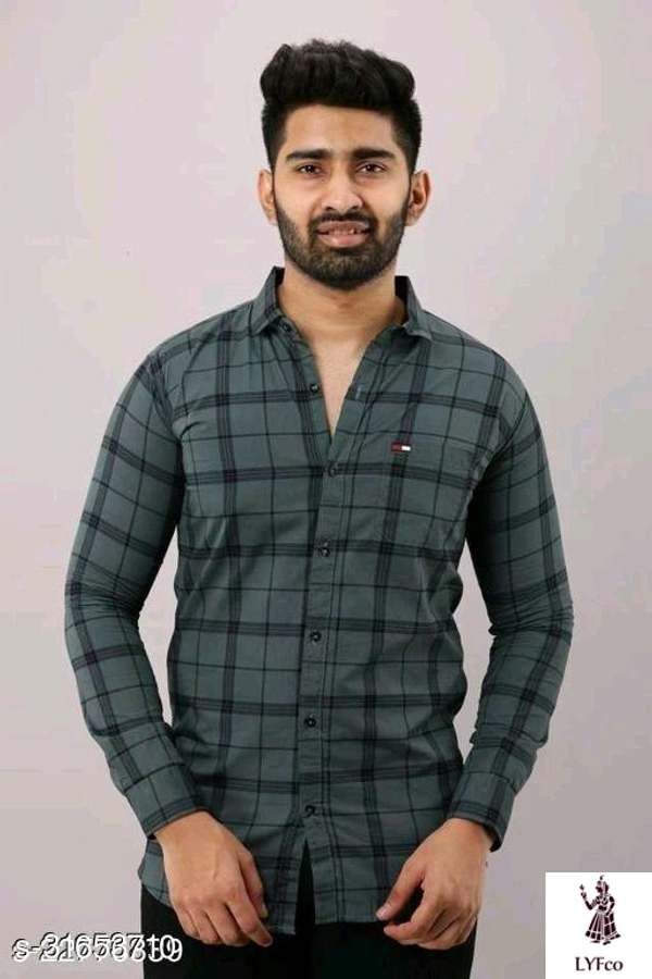 Catalog Name:*Classic Latest Men Shirts*Fabric: Cotton BlendSleeve Length: Long SleevesPattern: PrintedMultipack: 1 - S