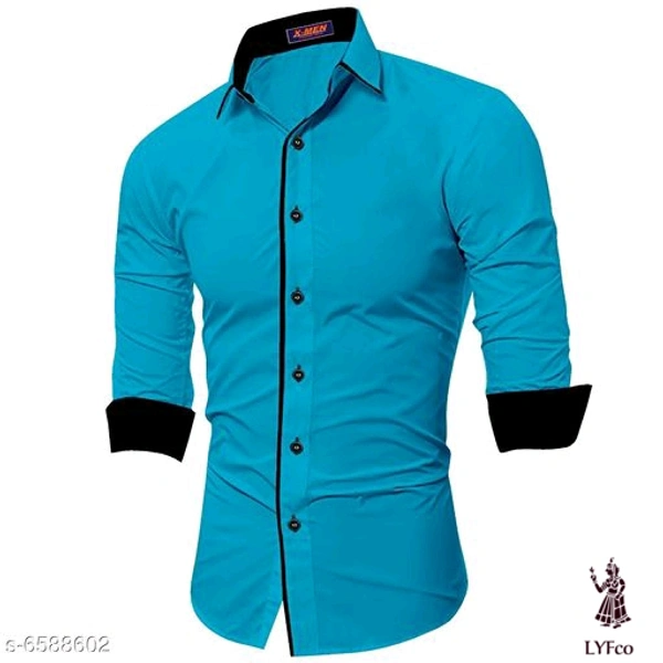 Catalog Name:*Urbane Fabulous Men Shirts*Fabric: Cotton Blend,CottonSleeve Length: Long SleevesPattern: SolidMultipack: 1 - XL