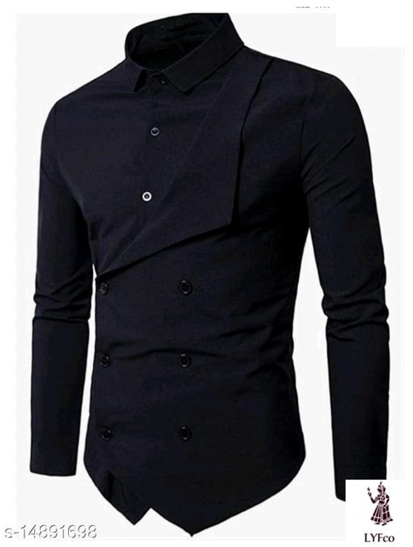 Catalog Name:*Stylish Glamorous Men Shirts*Fabric: CottonSleeve Length: Long SleevesPattern: SolidMultipack: 1 - XL