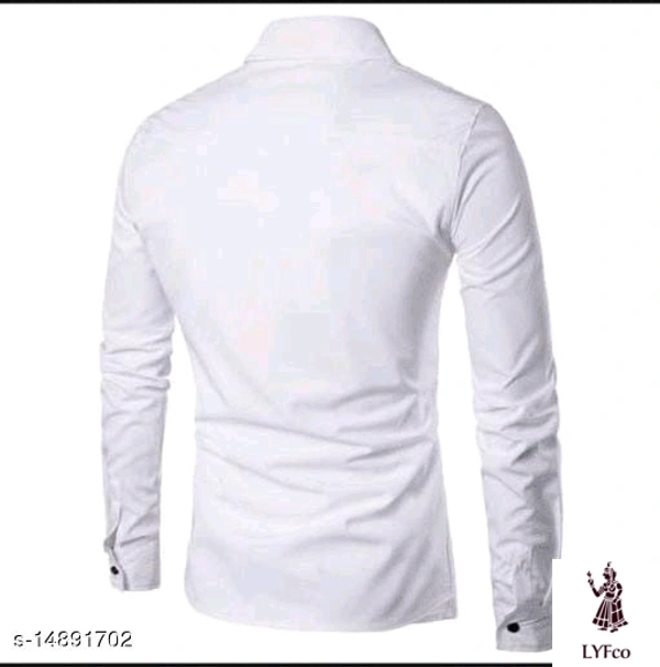 Catalog Name:*Stylish Glamorous Men Shirts*Fabric: CottonSleeve Length: Long SleevesPattern: SolidMultipack: 1 - XL