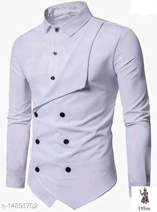 Catalog Name:*Stylish Glamorous Men Shirts*Fabric: CottonSleeve Length: Long SleevesPattern: SolidMultipack: 1 - XL