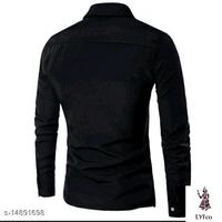 Catalog Name:*Stylish Glamorous Men Shirts*Fabric: CottonSleeve Length: Long SleevesPattern: SolidMultipack: 1 - XL