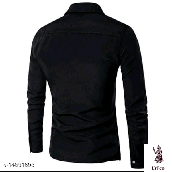Catalog Name:*Stylish Glamorous Men Shirts*Fabric: CottonSleeve Length: Long SleevesPattern: SolidMultipack: 1 - XL