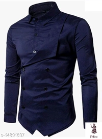 Catalog Name:*Stylish Glamorous Men Shirts*Fabric: CottonSleeve Length: Long SleevesPattern: SolidMultipack: 1 - L