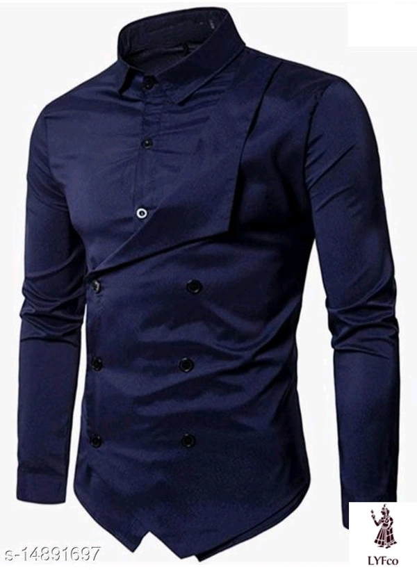 Catalog Name:*Stylish Glamorous Men Shirts*Fabric: CottonSleeve Length: Long SleevesPattern: SolidMultipack: 1 - XXL