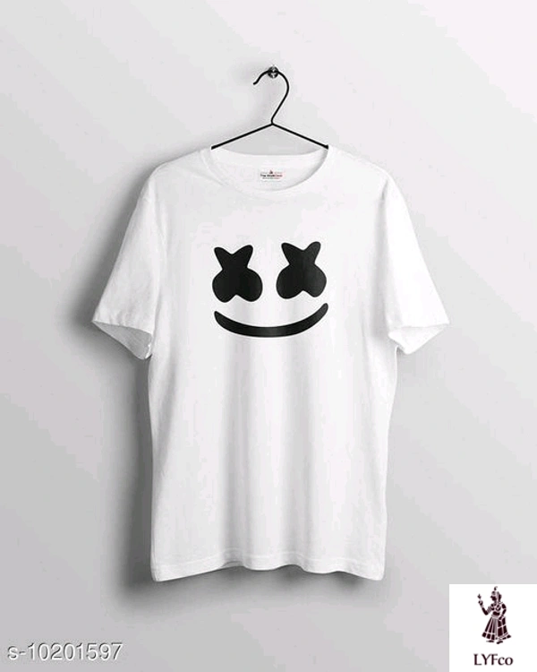 Catalog Name:*Awesome Cotton T- Shirts*Fabric: CottonSleeve Length: Short SleevesPattern: PrintedMultipack: 1 - M