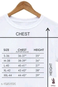 Catalog Name:*Awesome Cotton T- Shirts*Fabric: CottonSleeve Length: Short SleevesPattern: PrintedMultipack: 1 - M