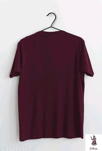 Catalog Name:*Fancy Modern Men Tshirts*Fabric: CottonSleeve Length: Short SleevesPattern: PrintedMultipack: 1 - S, Dark Red