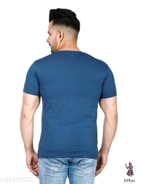 Catalog Name:*Stylish Fabulous Men Tshirts*Fabric: LycraSleeve Length: Short SleevesPattern: Printed,SolidMultipack: 1 - S, Black