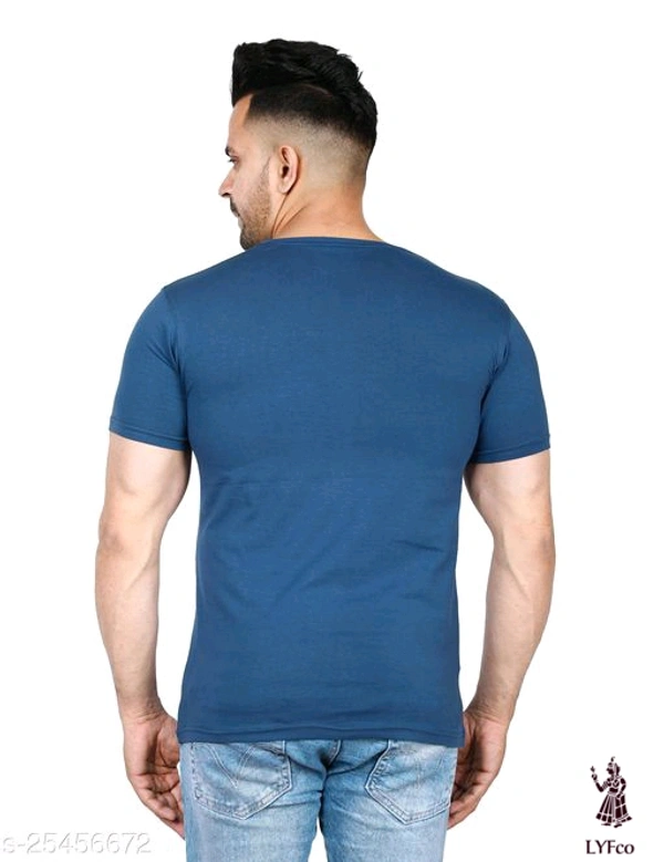 Catalog Name:*Stylish Fabulous Men Tshirts*Fabric: LycraSleeve Length: Short SleevesPattern: Printed,SolidMultipack: 1 - S, Black