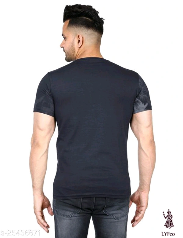 Catalog Name:*Stylish Fabulous Men Tshirts*Fabric: LycraSleeve Length: Short SleevesPattern: Printed,SolidMultipack: 1 - L