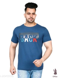 Catalog Name:*Stylish Fabulous Men Tshirts*Fabric: LycraSleeve Length: Short SleevesPattern: Printed,SolidMultipack: 1 - L