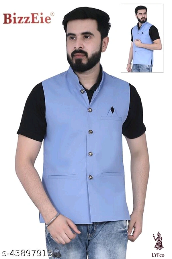 Catalog Name:*Classic Men Ethnic Jackets*Fabric: PolycottonSleeve Length: SleevelessPattern: SolidCombo of: Single - XL