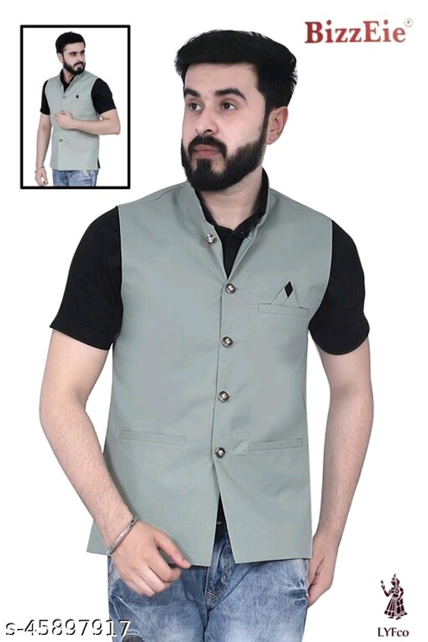 Catalog Name:*Classic Men Ethnic Jackets*Fabric: PolycottonSleeve Length: SleevelessPattern: SolidCombo of: Single - L