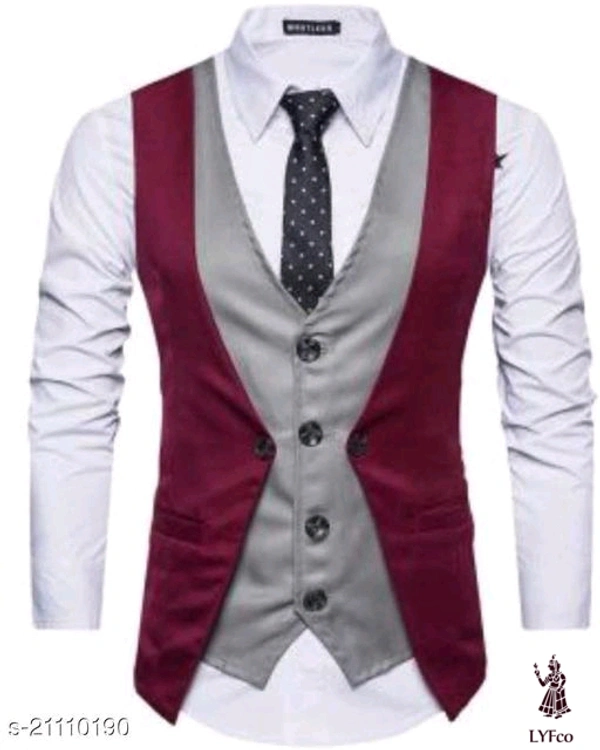 Catalog Name:*Pretty Fabulous Men Jackets*Fabric: Cotton BlendSleeve Length: SleevelessPattern: Solid,StripedMultipack: 1 - M