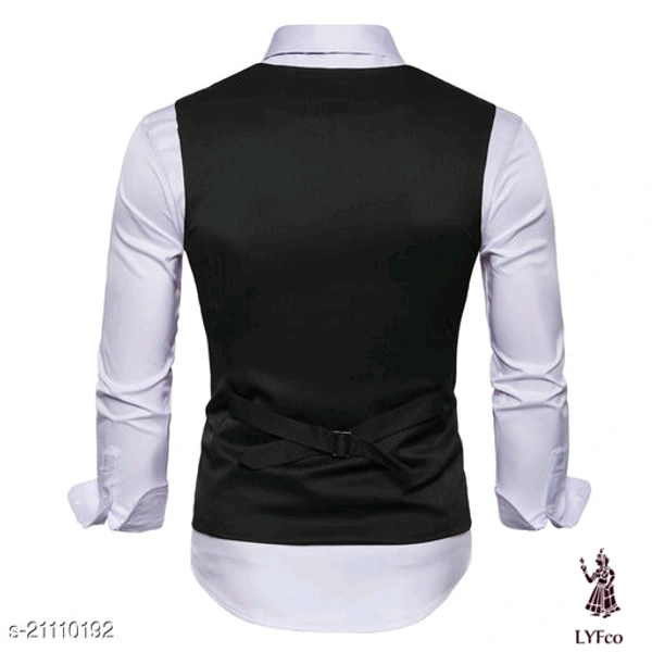 Catalog Name:*Pretty Fabulous Men Jackets*Fabric: Cotton BlendSleeve Length: SleevelessPattern: Solid,StripedMultipack: 1 - XL