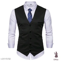 Catalog Name:*Pretty Fabulous Men Jackets*Fabric: Cotton BlendSleeve Length: SleevelessPattern: Solid,StripedMultipack: 1 - XL