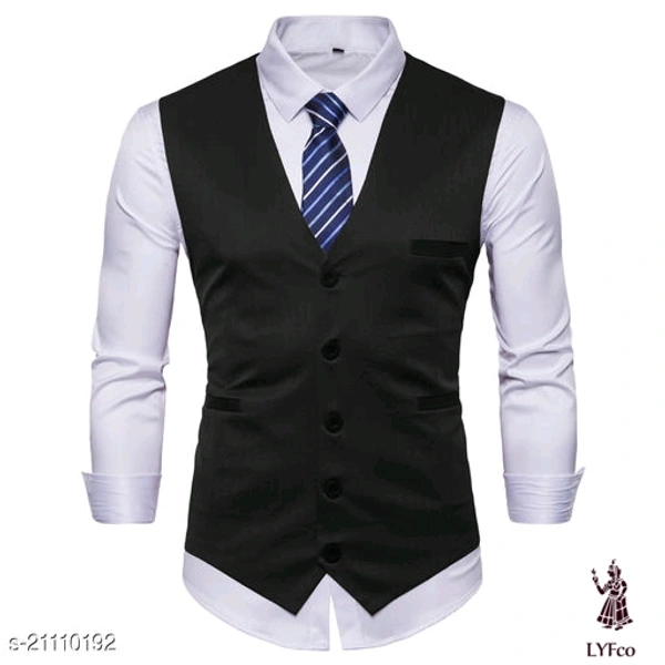 Catalog Name:*Pretty Fabulous Men Jackets*Fabric: Cotton BlendSleeve Length: SleevelessPattern: Solid,StripedMultipack: 1 - XL