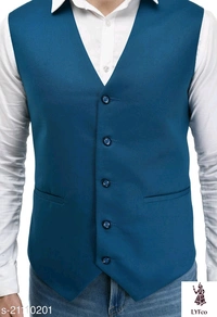Catalog Name:*Pretty Fabulous Men Jackets*Fabric: Cotton BlendSleeve Length: SleevelessPattern: Solid,StripedMultipack: 1 - L