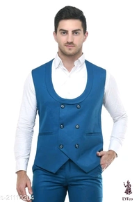 Catalog Name:*Pretty Fabulous Men Jackets*Fabric: Cotton BlendSleeve Length: SleevelessPattern: Solid,StripedMultipack: 1 - L