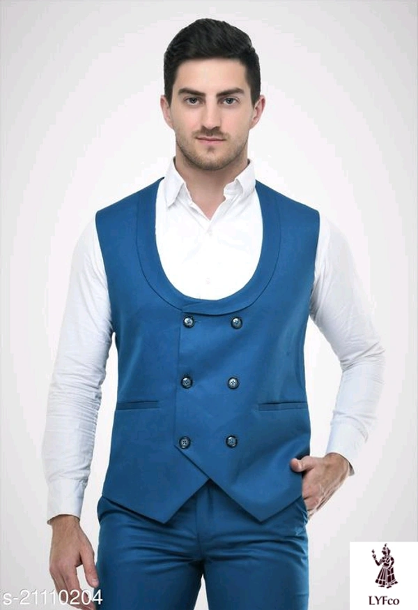 Catalog Name:*Pretty Fabulous Men Jackets*Fabric: Cotton BlendSleeve Length: SleevelessPattern: Solid,StripedMultipack: 1 - L