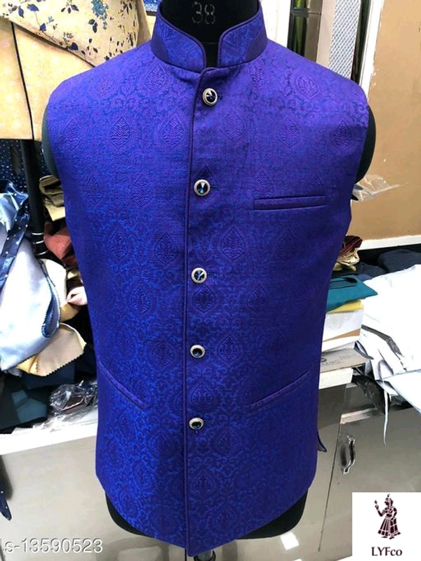 Catalog Name:*Modern Men Ethnic Jackets*Fabric: AcrylicCombo of: Single - S