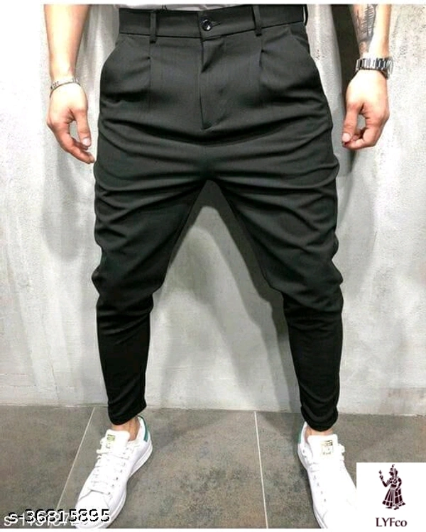 Catalog Name:*Casual Glamarous Men Trousers*Fabric: Cotton BlendPattern: SolidMultipack: 1 - 32
