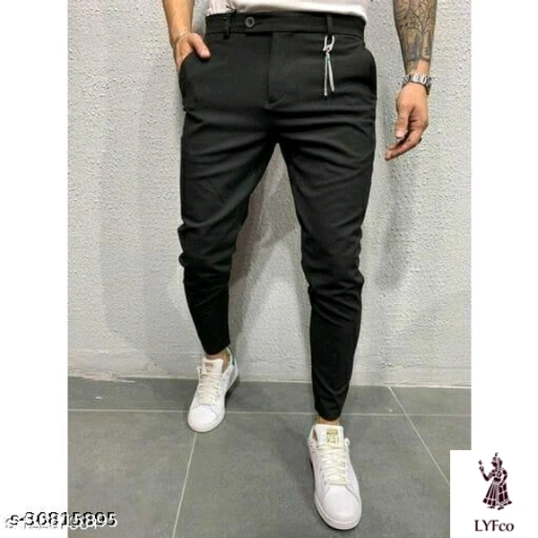 Catalog Name:*Casual Glamarous Men Trousers*Fabric: Cotton BlendPattern: SolidMultipack: 1 - 34