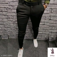 Catalog Name:*Casual Glamarous Men Trousers*Fabric: Cotton BlendPattern: SolidMultipack: 1 - 34