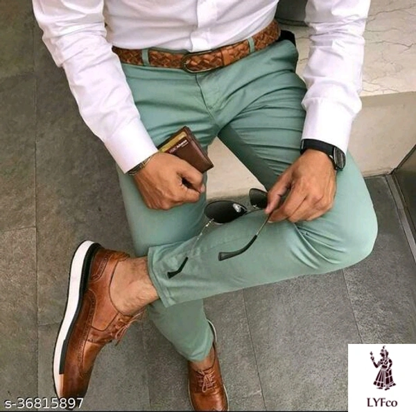 Catalog Name:*Casual Glamarous Men Trousers*Fabric: Cotton BlendPattern: SolidMultipack: 1 - 28