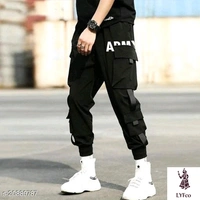 Catalog Name:*Casual Modern Men Track Pants*Fabric: CottonPattern: SolidMultipack: 1 - 32