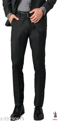 Catalog Name:*Gorgeous Latest Men Trousers*Fabric: Cotton BlendPattern: SolidMultipack: 2 - 32