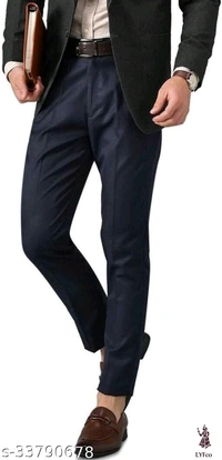 Catalog Name:*Gorgeous Latest Men Trousers*Fabric: Cotton BlendPattern: SolidMultipack: 2 - 42