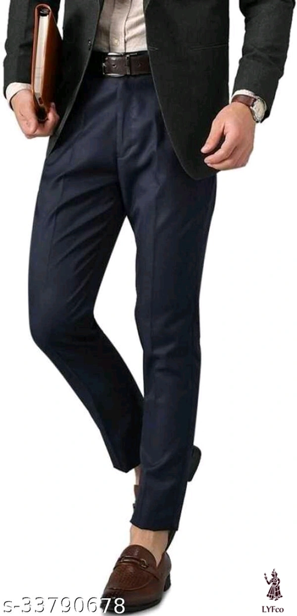 Catalog Name:*Gorgeous Latest Men Trousers*Fabric: Cotton BlendPattern: SolidMultipack: 2 - 42