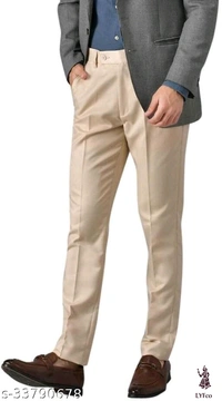 Catalog Name:*Gorgeous Latest Men Trousers*Fabric: Cotton BlendPattern: SolidMultipack: 2 - 42