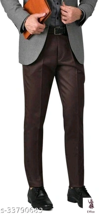 Catalog Name:*Gorgeous Latest Men Trousers*Fabric: Cotton BlendPattern: SolidMultipack: 2 - 38