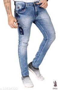 Catalog Name:*Stylish Glamarous Men Jeans*Fabric: DenimPattern: Checked,Dyed/WashedMultipack: 1 - 30
