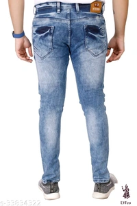 Catalog Name:*Stylish Glamarous Men Jeans*Fabric: DenimPattern: Checked,Dyed/WashedMultipack: 1 - 36