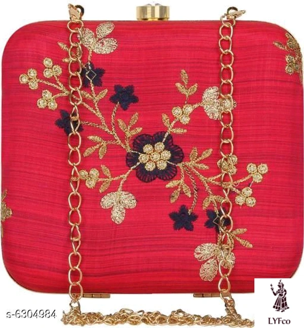 Catalog Name:*Fancy Modern Women Clutches*Material: SuedeNo. of Compartments: 1Pattern: EmbroideredMultipack: 1 - Free size