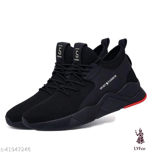 Catalog Name:*Aadab Fabulous Men Sports Shoes*Material: MeshSole Material: PVCFastening & Back Detail: Lace-UpPattern: SolidMultipack: 1 - IND-6