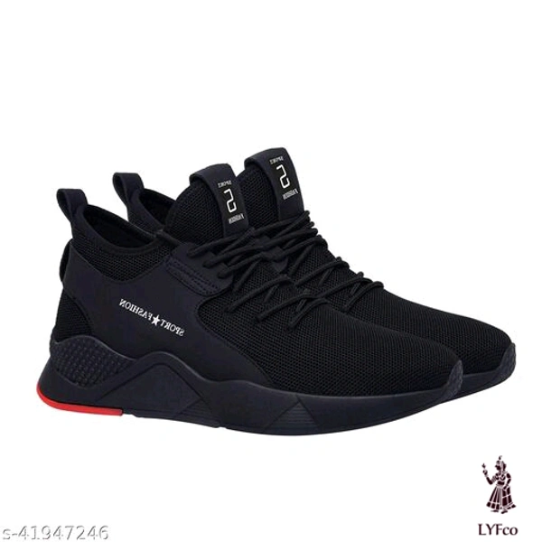 Catalog Name:*Aadab Fabulous Men Sports Shoes*Material: MeshSole Material: PVCFastening & Back Detail: Lace-UpPattern: SolidMultipack: 1 - IND-6
