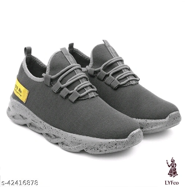 Catalog Name:*Unique Fabulous Men Sports Shoes*Material: Canvas / Mesh / TextileSole Material: EVAFastening & Back Detail: Lace-UpPattern: SolidMultipack: 1 - IND-6