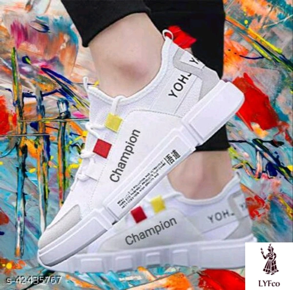 Catalog Name:*Modern Fashionable Men Sports Shoes*Material: MeshSole Material: RubberFastening & Back Detail: Lace-UpPattern: SolidMultipack: 1 - IND-8