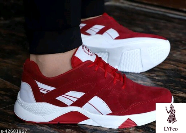 Catalog Name:*Modern Graceful Men Sports Shoes*Material: CanvasSole Material: EVAFastening & Back Detail: Lace-UpPattern: SolidMultipack: 1 - IND-7
