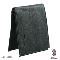 Catalog Name:*FashionableLatest Men Wallets*Material: PUNo. of Compartments: 2Pattern: TexturedMultipack: 1 - Free size