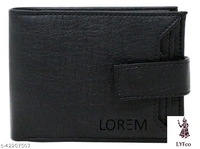Catalog Name:*FashionableUnique Men Wallets*Material: Faux Leather/LeatheretteNo. of Compartments: 4Pattern: SolidMultipack: 1 - Free size
