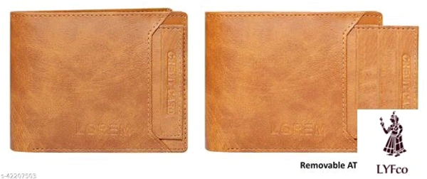Catalog Name:*FashionableUnique Men Wallets*Material: Faux Leather/LeatheretteNo. of Compartments: 4Pattern: SolidMultipack: 1 - Free size