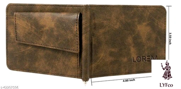 Catalog Name:*FashionableUnique Men Wallets*Material: Faux Leather/LeatheretteNo. of Compartments: 4Pattern: SolidMultipack: 1 - Free size